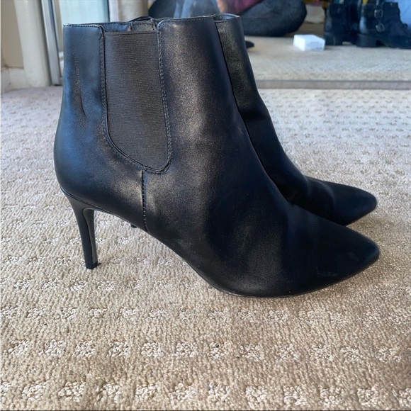 Express Pointed Toe Heeled Boots - Picture 1 of 8